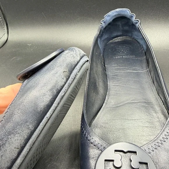 Tory Burch Navy Flats 8.5 - Picture 13 of 13